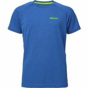 Fitforce ZAKKO Tricou de alergare bărbați, albastru, mărime 164-170 imagine