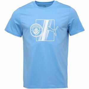 Puma MANCHESTER CITY FC FTBLCULTURE TEE Tricou pentru bărbați, albastru deschis, mărime imagine