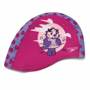 Speedo PRINTED POLYESTER CAP IU Cască de înot, roz, mărime imagine