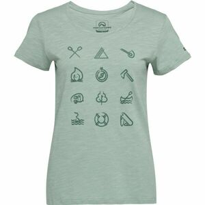 Northfinder CANDICE Tricou outdoor pentru femei, verde deschis, mărime imagine