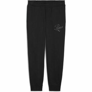 Puma ESSENTIALS SCRIPT SWEAT PANTS FL Pantaloni trening pentru femei, negru, mărime imagine