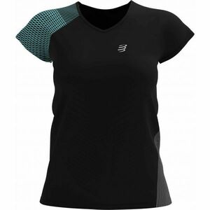 Compressport PERFORMANCE SS TSHIRT W Tricou alergare damă, negru, mărime imagine