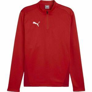 Puma TEAMGOAL TRAINING 1/4 ZIP TOP Tricou pentru bărbați, roșu, mărime imagine