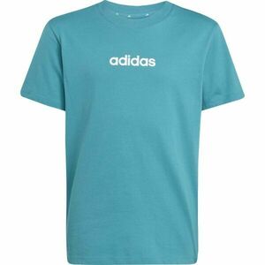 adidas U LIN TEE Tricou pentru băieți, turcoaz, mărime imagine