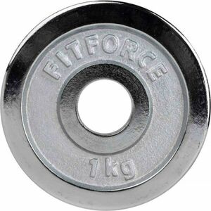 Fitforce DISC GREUTATE 1KG CROM 30MM Disc greutăți, argintiu, mărime imagine