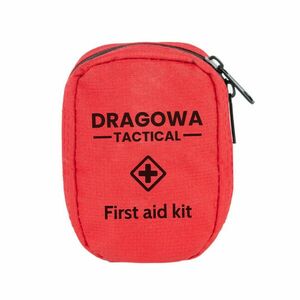 DRAGOWA Tactical Trusă de Prim Ajutor Compact, roșie imagine