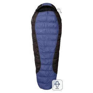 Warmpeace Sac de dormit VIKING 600 180 cm WIDE R, albastru umbră/gri/negru/negru imagine
