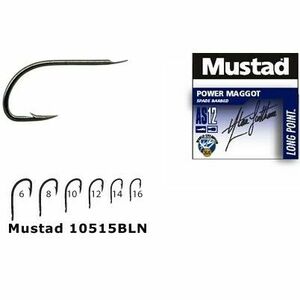 Carlig nichel forjat/ 10 buc/plic MUSTAD (Marime Carlige: Nr. 12) imagine