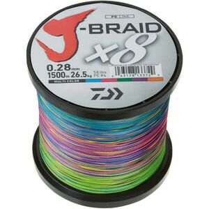 Fir Daiwa J-Braid X8 Multicolor, 1500m (Diametru fir: 0.35 mm) imagine