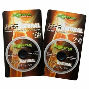 Fir Textil Korda Supernatural Soft, Gravel Brown, 20m (Rezistenta fir: 18 lbs) imagine