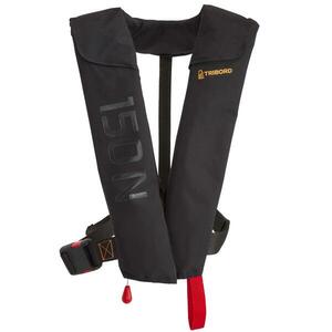 Vestă de salvare automată gonflabilă LJ 150N AIR Negru Adulți imagine