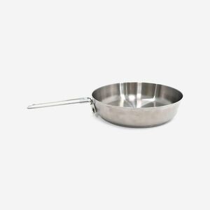 Tigaie 500 pentru camping, din oțel inoxidabil, cu bază dublă - 1, 2l - Ø20cm imagine