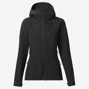 Geacă Softshell cu protecție împotriva vântului Trekking MT500 Negru Damă imagine