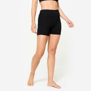 Pantalon scurt moale de yoga talie înaltă Negru Damă imagine