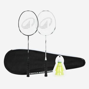 Set de rachete de de badminton Adulți BR Sensation 500 - Negru/Alb imagine