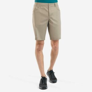 Pantalon scurt Drumeţie în natură NH100 Bej Bărbaţi imagine
