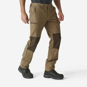 Pantalon cargo Rezistent Steppe 300 Maro bicolor imagine