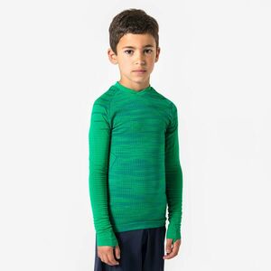 Bluză termică Fotbal Keepdry 500 Verde Copii imagine