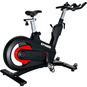 Bicicleta fitness DHS Professional Spin Bike, volanta 20kg (Negru/Rosu) imagine