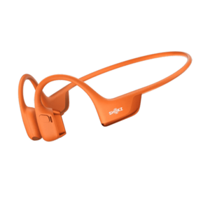 Casti alergare wireless Shokz OpenRun Pro 2, Bluetooth, Conductie osoasa, Autonomie 12 ore, IP55 (Portocaliu) imagine