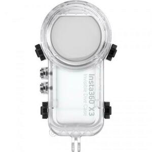 Carcasa subacvatica Insta360 CINSBAQW pentru Camera video actiune X3, Transparent imagine