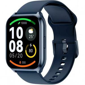 Ceas activity tracker Haylou LS02 Pro, Ecran 1.85inch, BLuetooth, 100 moduri sport, Waterproof IP68, Autonomie 20 zile (Albastru) imagine