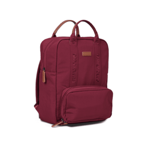 Rucsac Childhome Family Club Signature Urban Dark Burgundy, 20.5 L, poliester hidrofug, capacitate maxima 5 kg, Rosu imagine