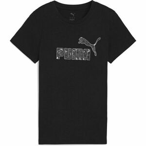 Puma ESSENTIALS + ANIMAL GRAPHIC TEE Tricou pentru femei, negru, mărime imagine