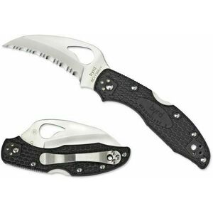 Cuțit de buzunar Byrd Hawkbill Lightweight Black 7, 2 cm, negru, FRN imagine