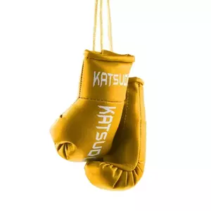 Mănuși de box miniaturale Katsudo, galbene imagine