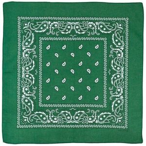 Eșarfă MFH, verde OD-negru, aproximativ 55 x 55 cm, bumbac imagine