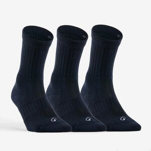 SET DE 3 PERECHI DE ȘOSETE LUNGI DE TENIS DECATHLON RS 500 BLEUMARIN imagine