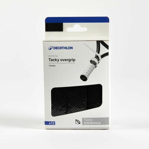 Set 12 Overgrip Tenis Tacky Negru imagine