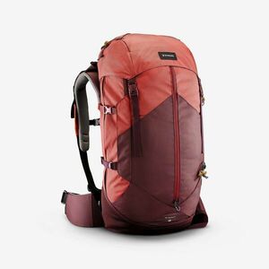 Rucsac Trekking la munte cu husă ploaie MT100 EASYFIT 50L Bordo Damă imagine