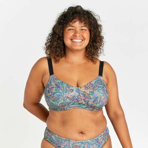 Sutien de baie mărime mare Astrid paisley Kaki Damă imagine