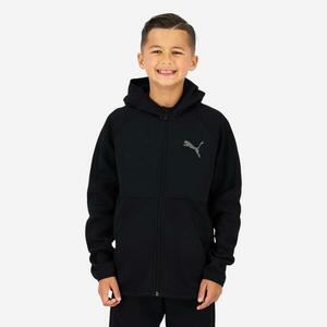 Hanorac cu fermoar Educație fizică PUMA Negru Copii imagine