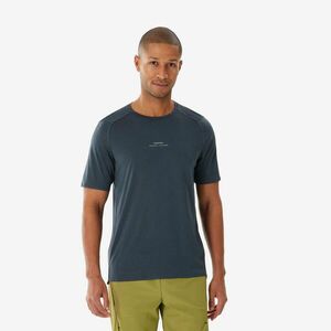 Tricou Drumeție la Munte MH500 Gri Bărbați imagine