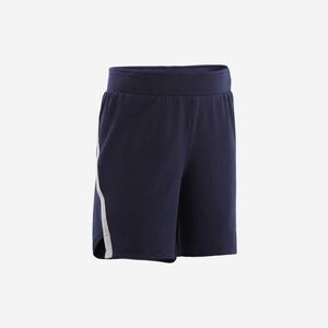 Pantalon scurt 500 baby gym respirant bleumarin copii imagine