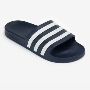 Papuci piscină ADILETTE AQUA Albastru-Alb imagine
