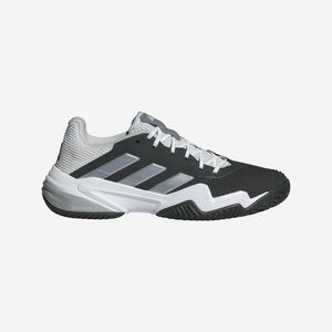 Încălțăminte de tenis orice suprafață Adidas Barricade 13 Negru-Gri-Alb Bărbați imagine
