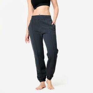 Pantalon de trening polar călduros Fitness Gri Damă imagine