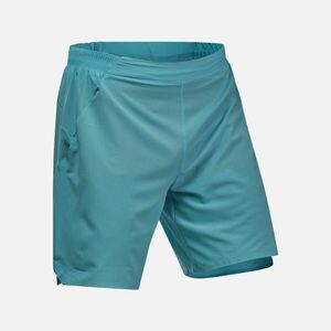 Pantalon scurt Drumeție Rapidă FH900 Helium Albastru Bărbați imagine