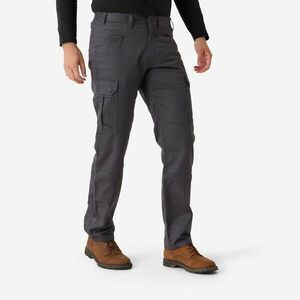 Pantalon cargo rezistent Stepă 500 Gri imagine