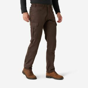 Pantalon cargo rezistent Stepă 500 Maro imagine