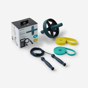 Set echipament fitness cu 3 luni de Freeletics My Fitness Box Stay Lean imagine