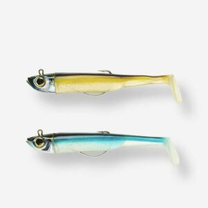 Set năluci pescuit marin shad texan anșoa ANCHO 120 18g albastru imagine