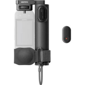 Selfie stick pliabil Insta360 2-in-1, Telecomanda, 1/4inch, pentru Insta360 X5 / X4 / X3 (Negru) imagine