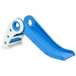 HOMCOM Toboggan Copil Pliabil 3 pana la 6 Ani Utilizare interior exterior dim. 120L x 50l x 56H cm HDPE Albastru | Aosom Romania imagine