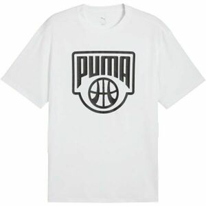 Puma POSTERIZE TEE I Tricou de bărbați, alb, mărime imagine
