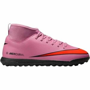 Nike JR MERCURIAL SUPERFLY 10 CLUB TF Ghete de fotbal copii, roz, mărime 36.5 imagine
